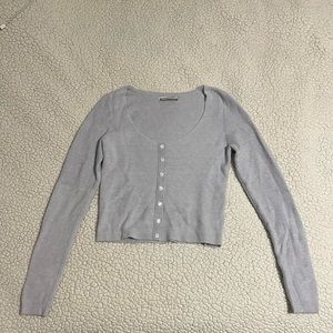 Cropped Sweater Lilac